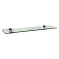 18 X 4 Inch Clear Glass Legacy Shelf