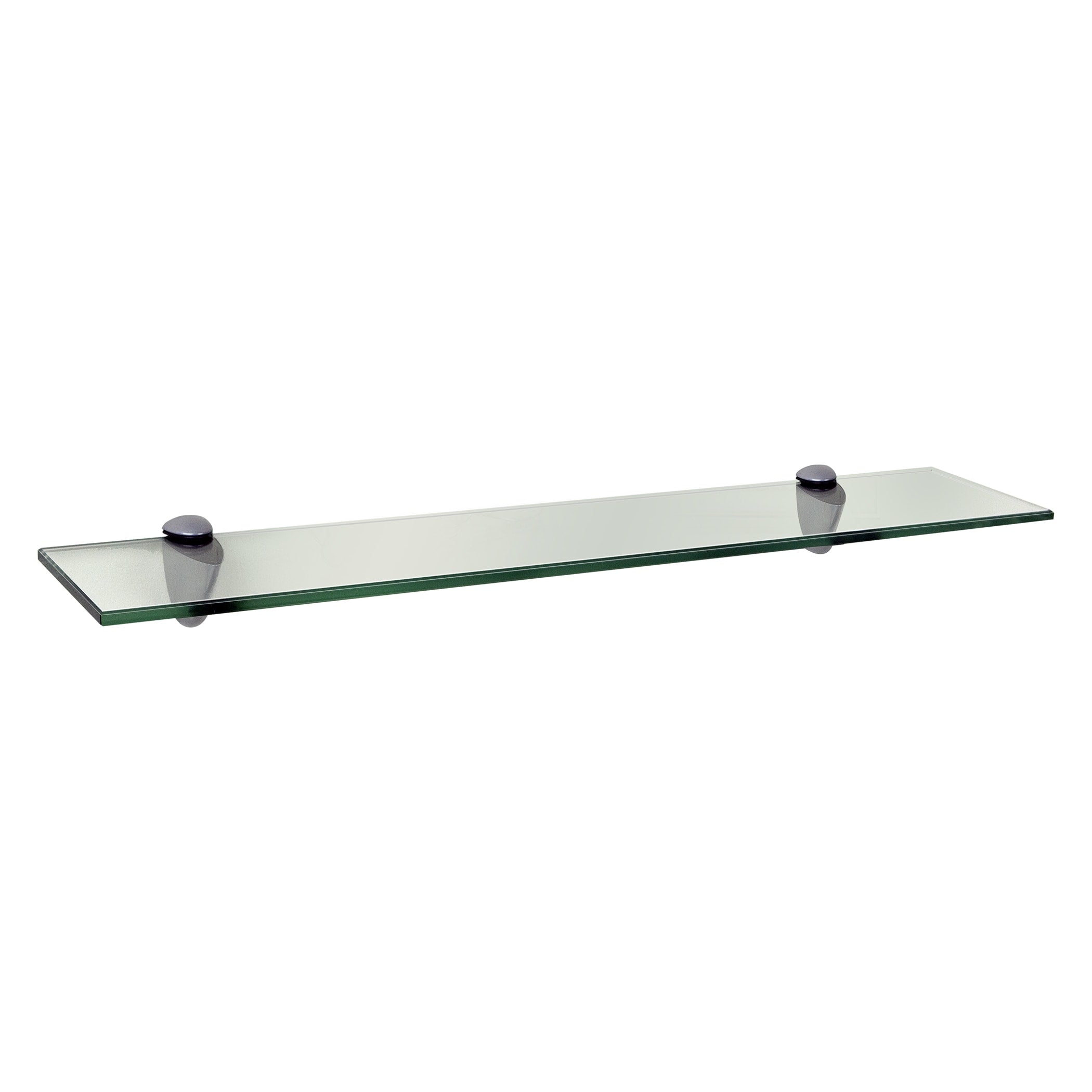 18 X 4 Inch Clear Glass Legacy Shelf
