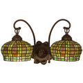 18.5 W Jeweled Basket 2 Lt Wall Sconce
