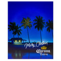18.75 Motion Activated Musical Lighted Corona Christmas Wall Art N A