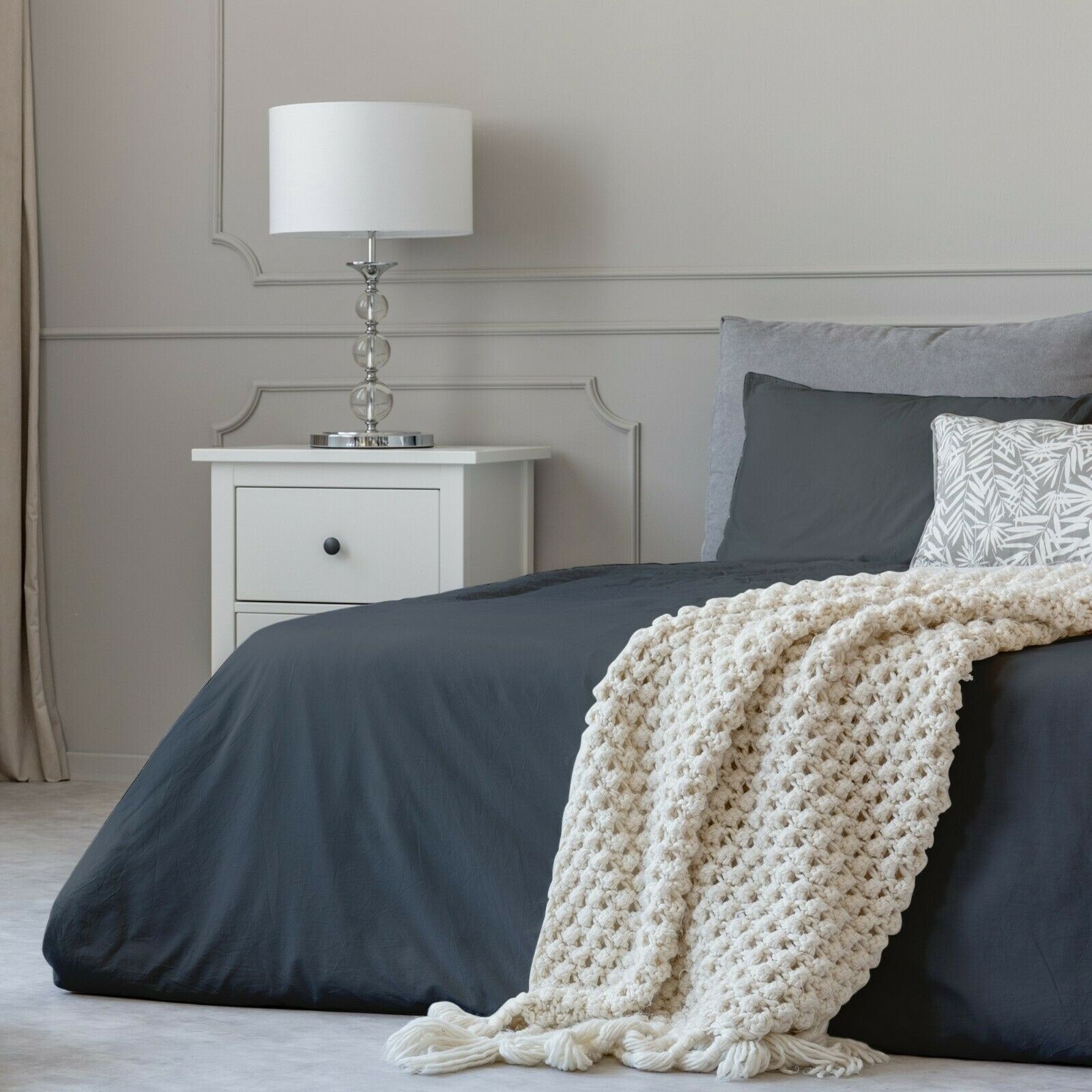 1800 Count Bed Sheet Set With Pillow Cases Deep Pocket 12 Colors All Sizes