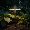 18 Antique Brass Cast Brass Path Light 6 Hat Ip65 Weatherproof G4 Bulb Compatible Antique Brass