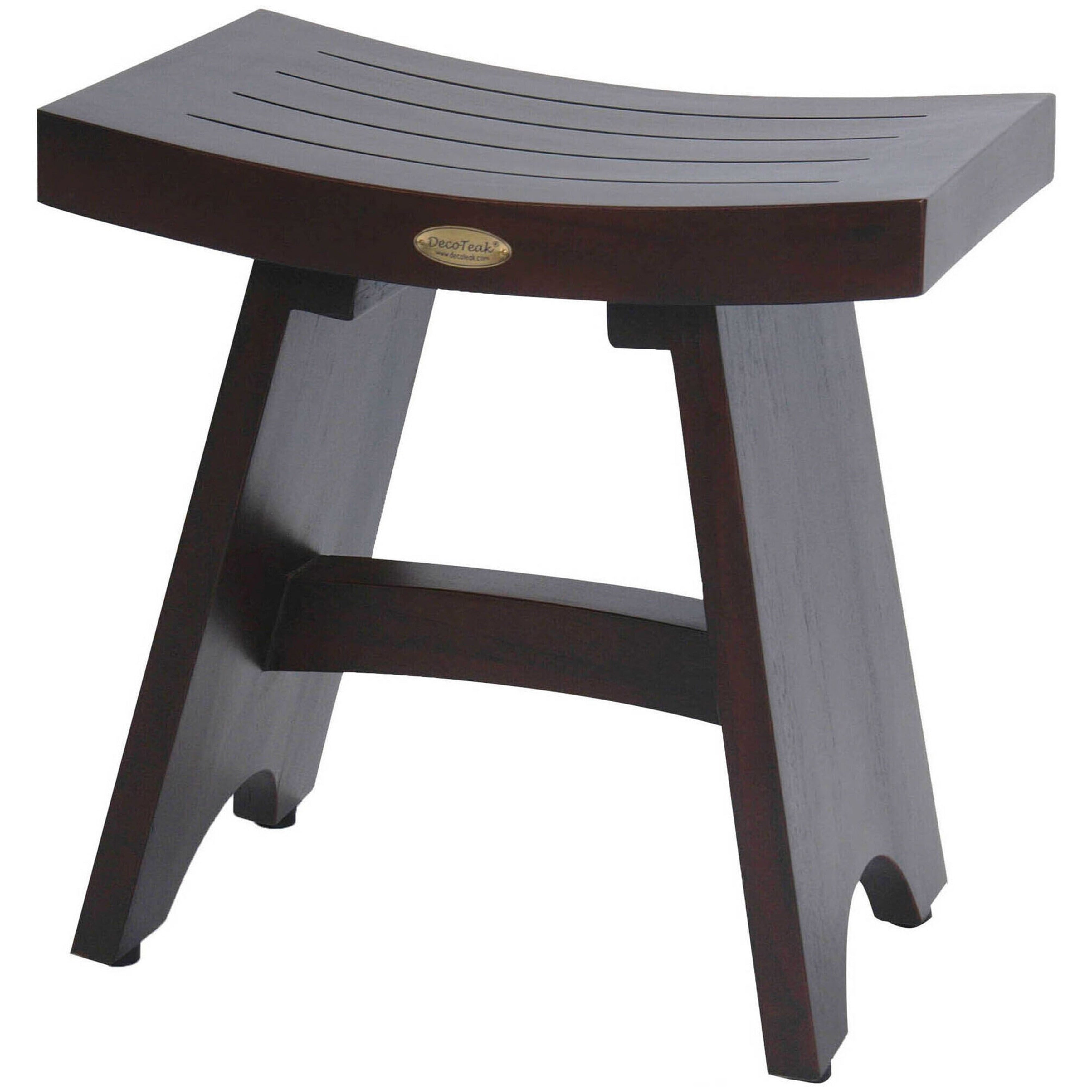 Decoteak Serenity Woodland Brown 18 Teak Wood Shower Bench