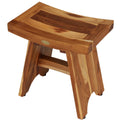 Ecodecors Earthyteak Serenity 18 Easternn Style Shower Stool