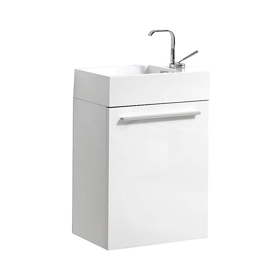 18 Inches Luxury Vanity Set With Acrylic Sink