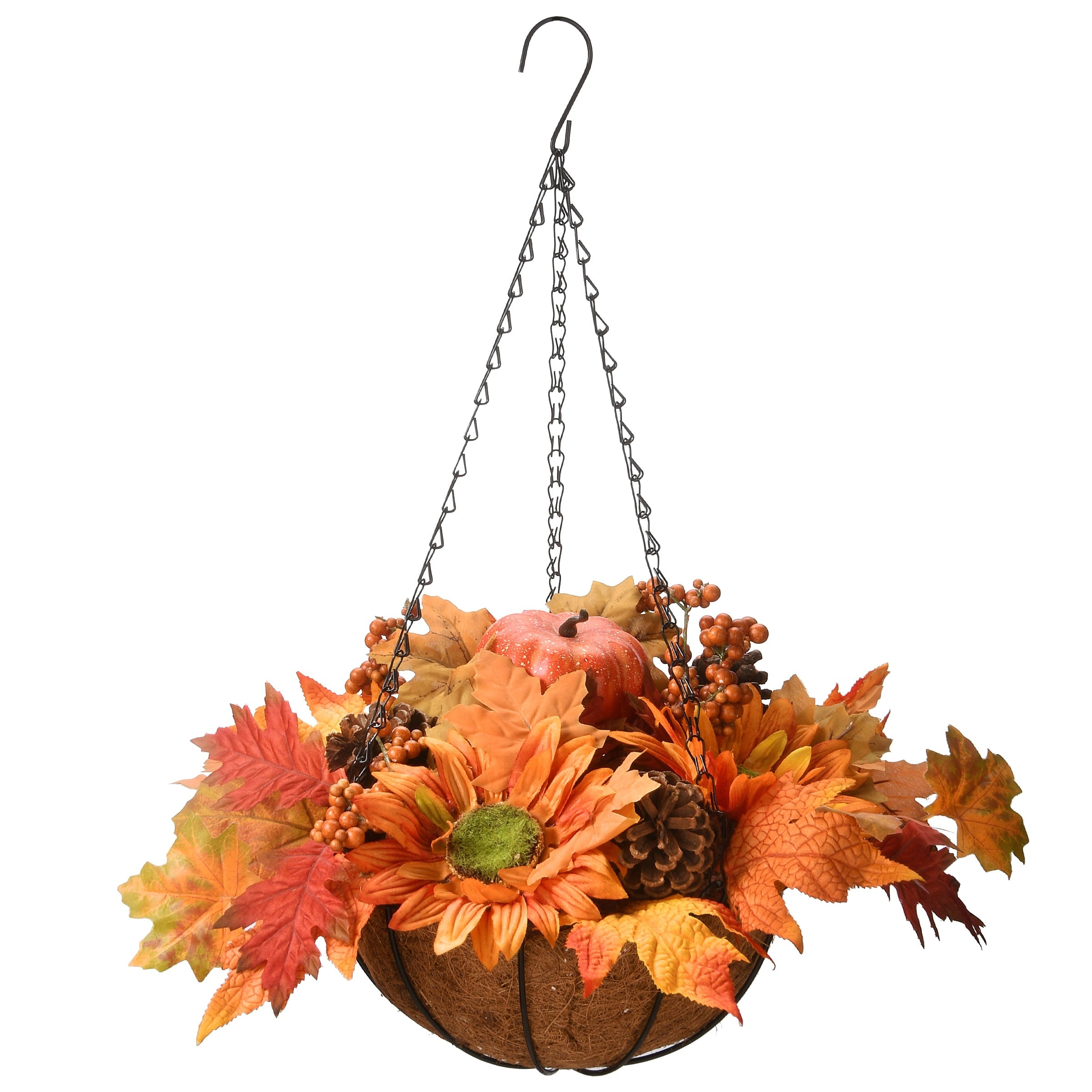 18 Harvest Maple Leaves Basket 18