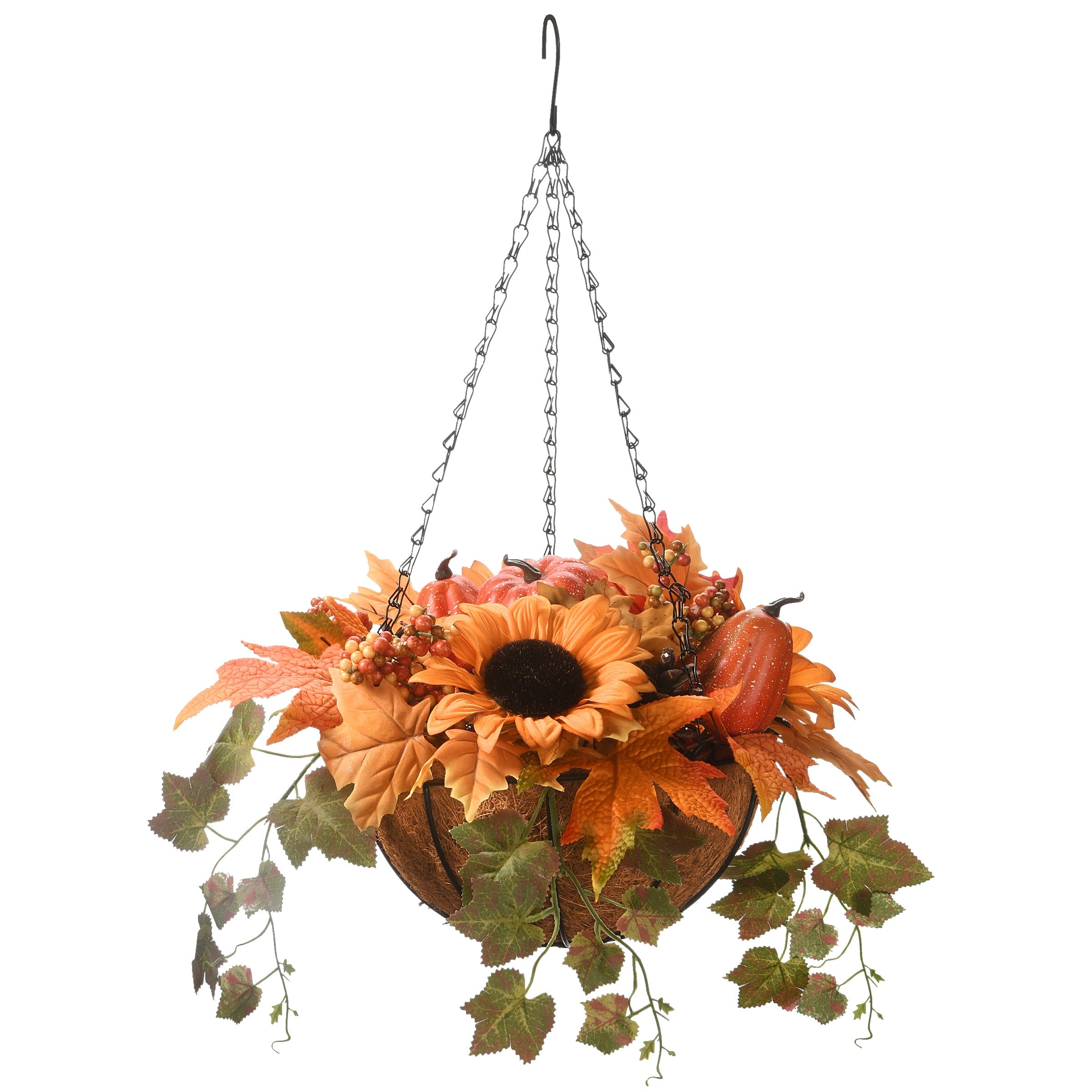 18 Harvest Sunflowers Basket 18