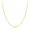 18K Yellow Gold Box Chain 0.6Mm