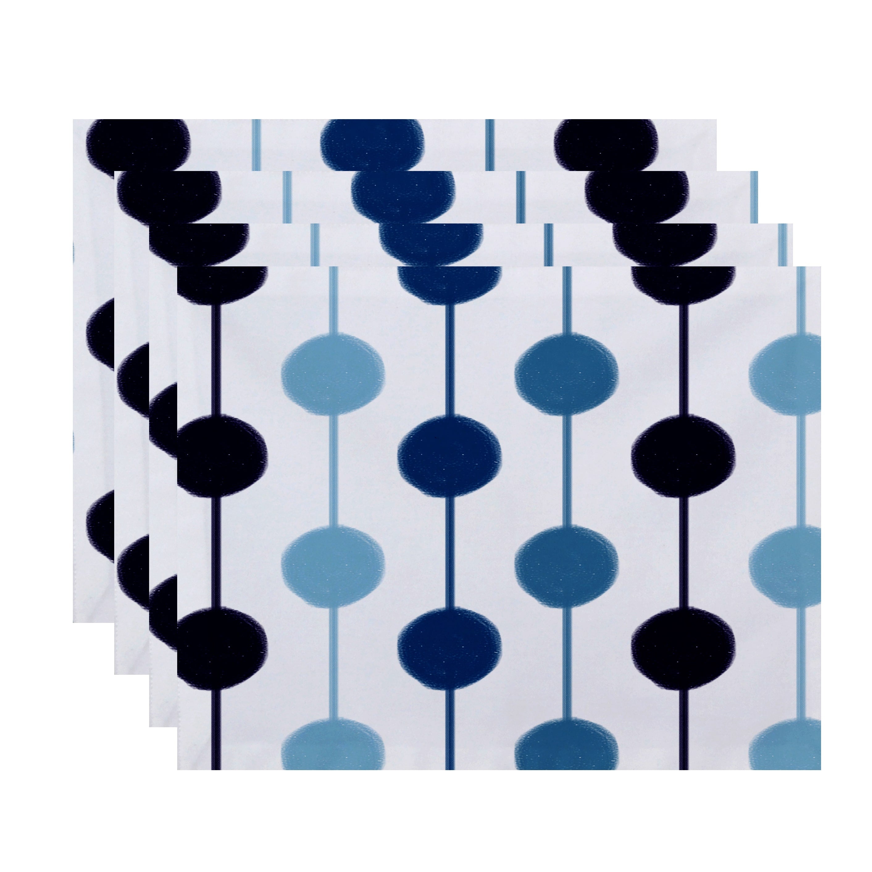 Brady Beads Stripe Print Place Mat Set Of 4