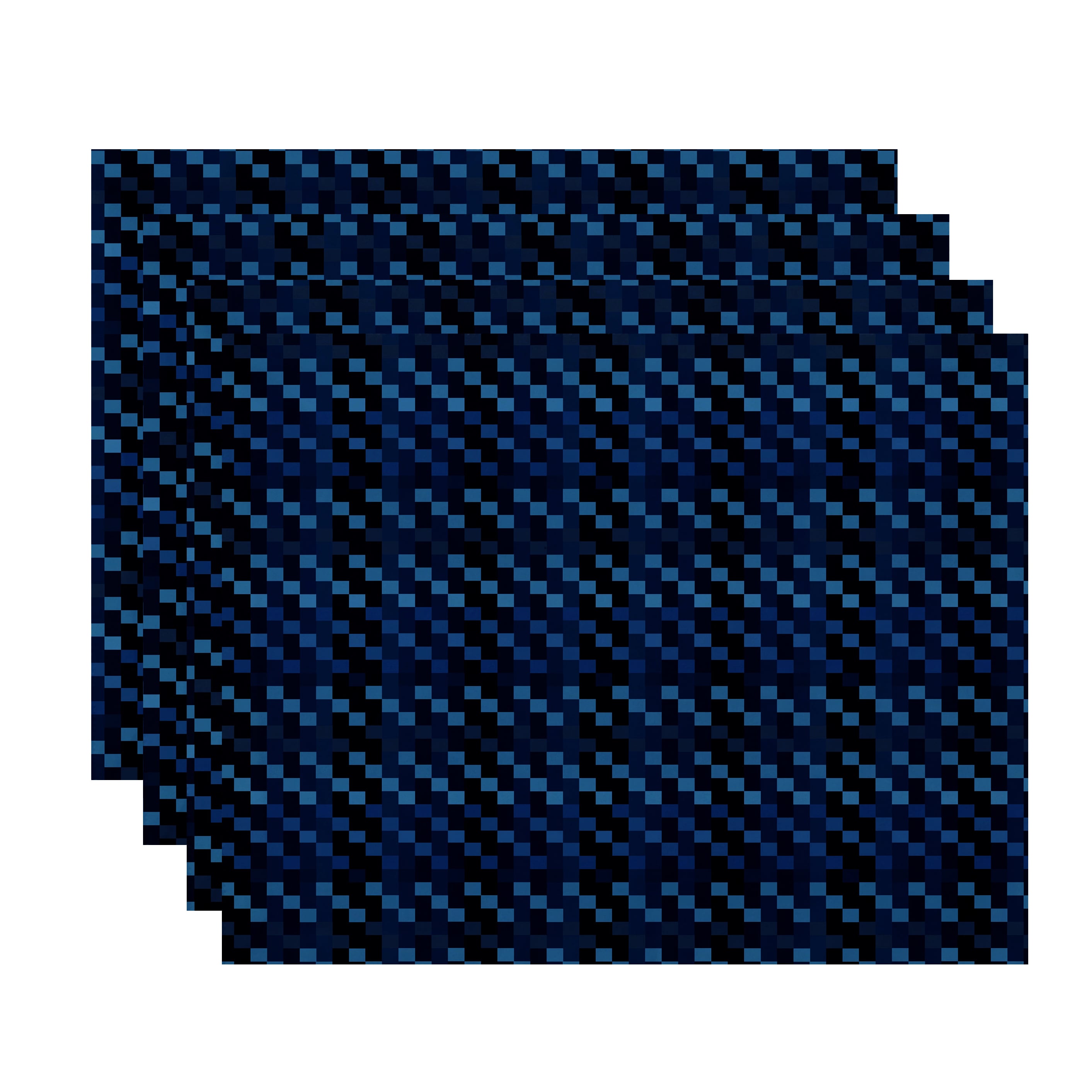 18X14 Inch Mad For Plaid Geometric Print Placemat Set Of 4