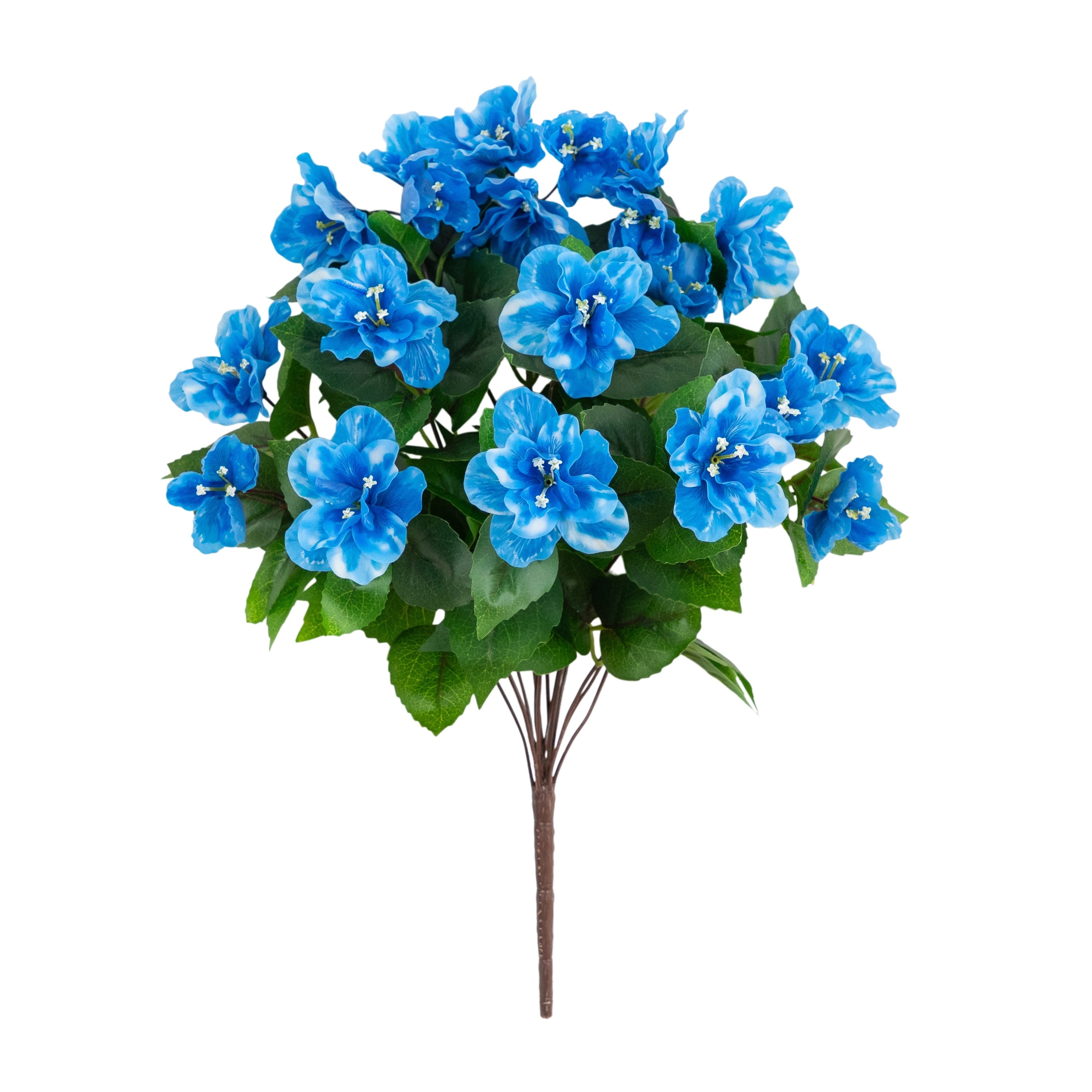 19 In Uv Resistant Artificial Azalea Bush Indoor Outdoor Set Of 3