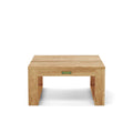19 In. W Navy Blue Finish Round Shape Ceramic Frame End Table 8 X 11
