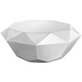 19 In. W Silver Finish Round Shape Aluminum Frame End Table 8 X 11