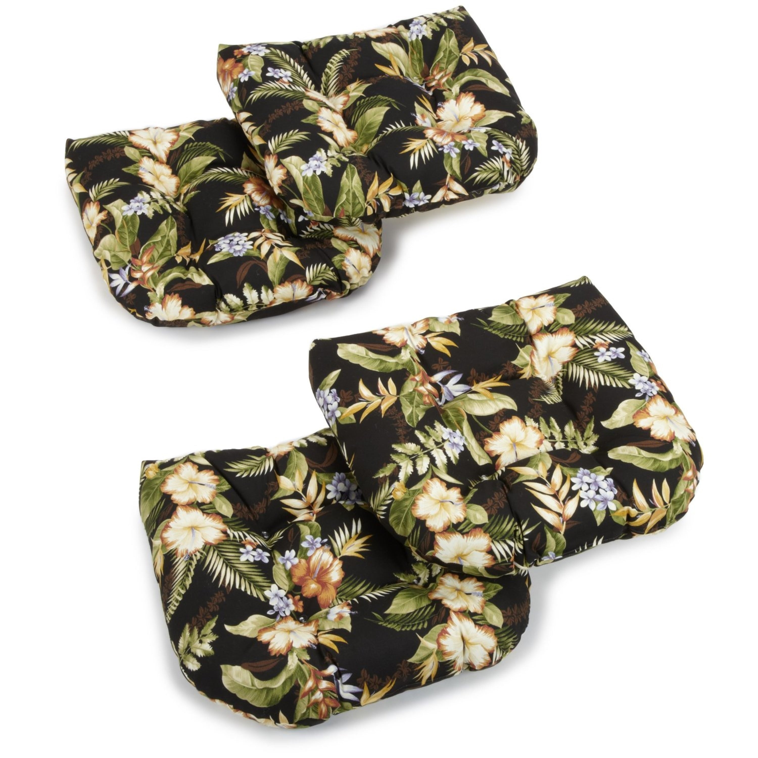 Blazing Needles 19 Inch Indoor Outdoor Chair Cushion Set Of 4