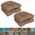 Blazing Needles 19 Inch U Shape Indoor Outdoor Chair Cushions Set Of 4 19 X 19