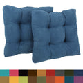 Blazing Needles 19 Inch Square Microsuede Chair Cushion Set Of 4 19 X 19