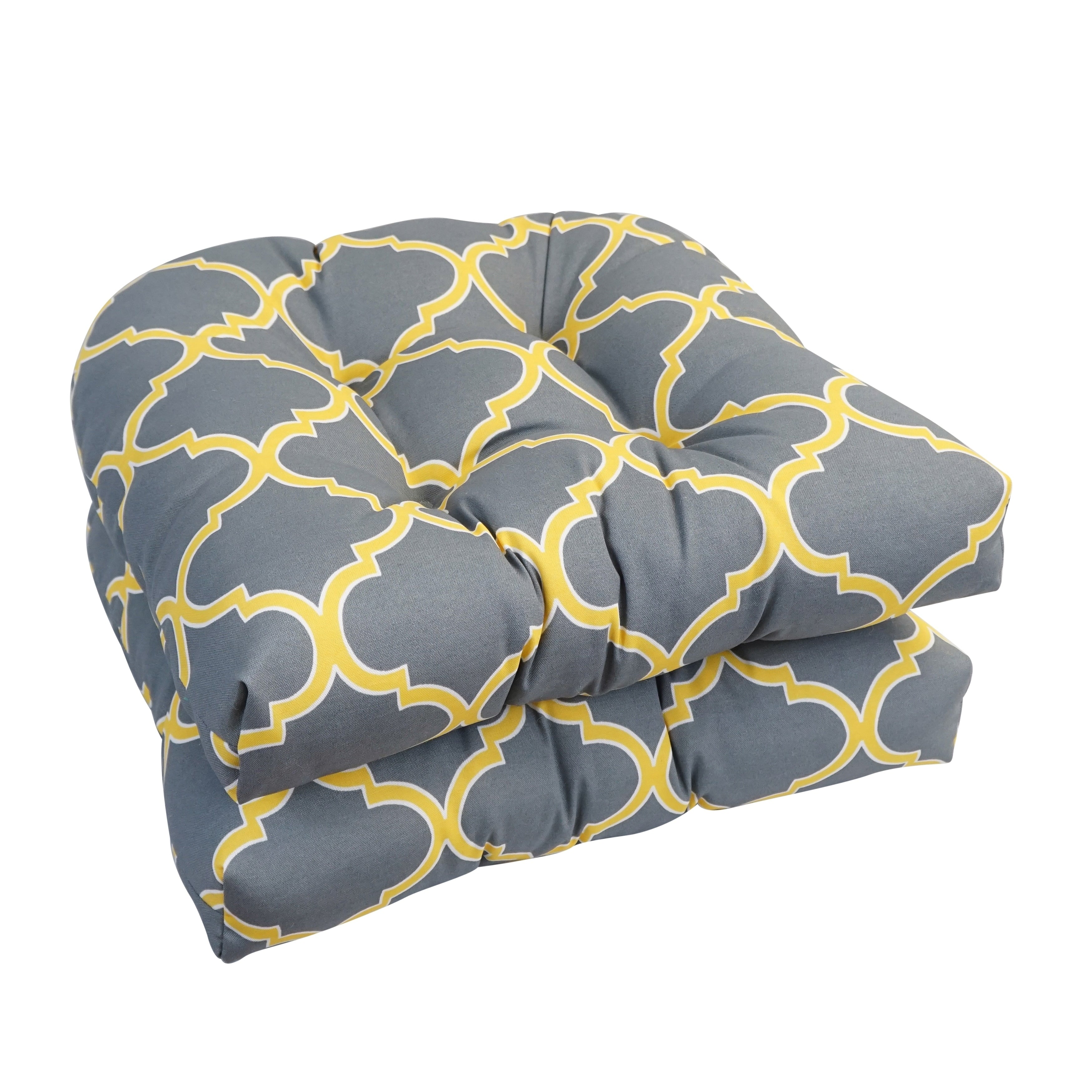 19 Inch U Shaped Dining Chair Cushions Set Of 2