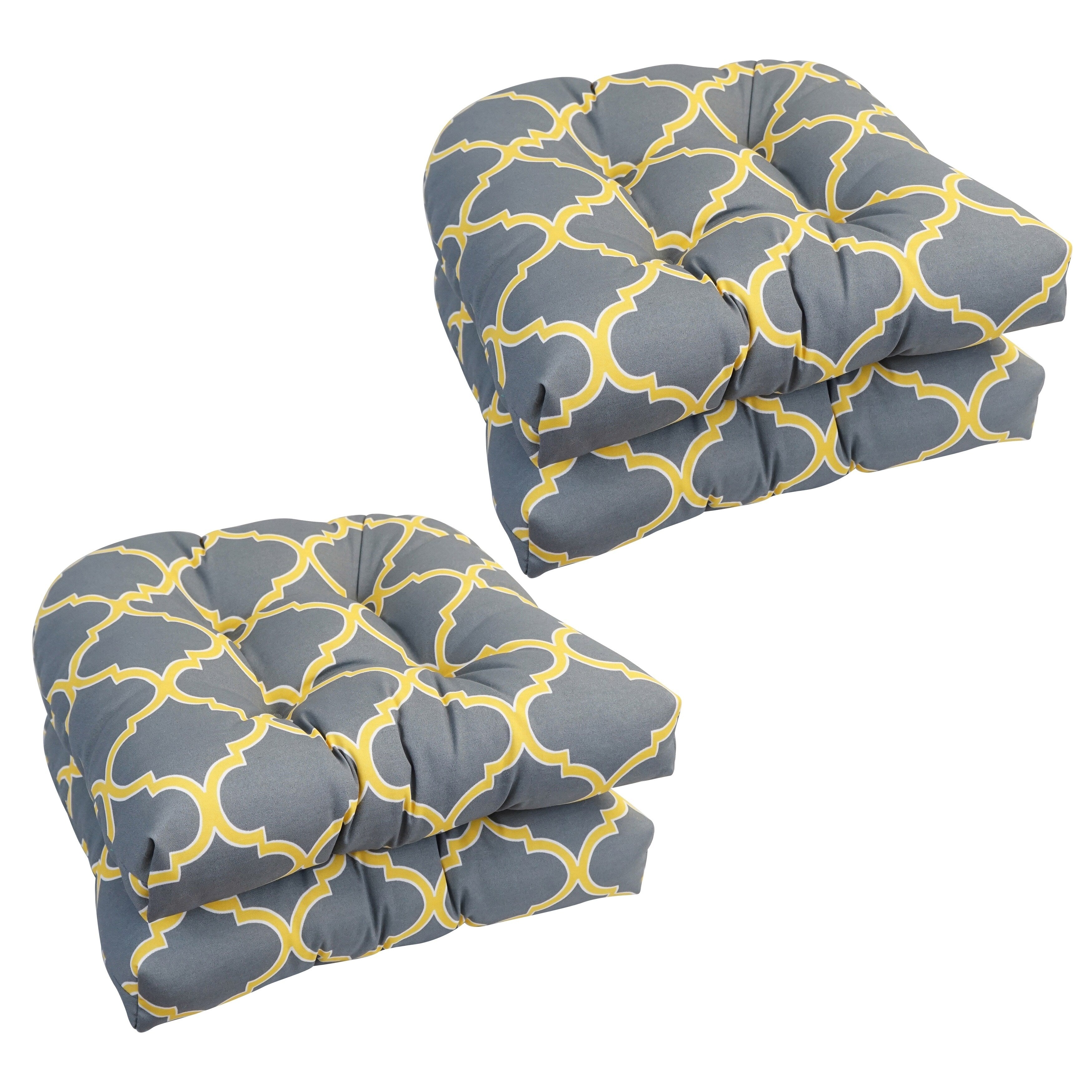 19 Inch U Shaped Dining Chair Cushions Set Of 4
