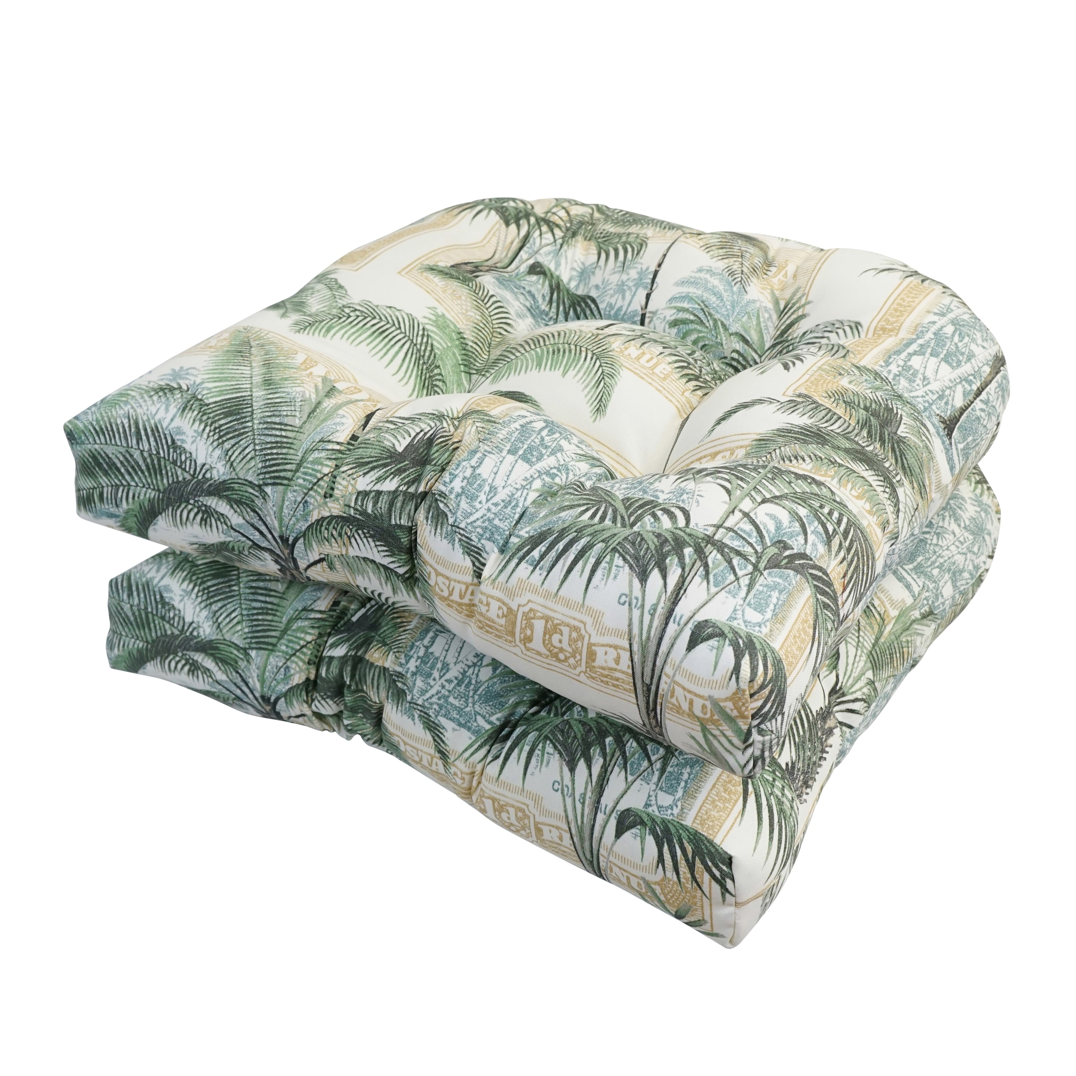 19 Inch U Shaped Dining Chair Cushions Set Of 2
