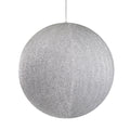 19.5 Inch Silver Tinsel Inflatable Christmas Ornament Outdoor Decor