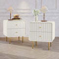 19.6 W Modern Nightstand Set Of 2