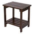 19.75 Inch Rectangular Side Table