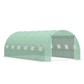19.7 Large Walk In Greenhouse Garden Plant Seed Growing Tent Tunnel Shed With Windows And Door Green