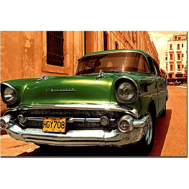 1957 Chevy Bel Air Gallery Wrapped Canvas Art