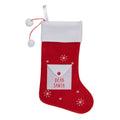 19 Red And White Dear Santa Envelope Christmas Stocking