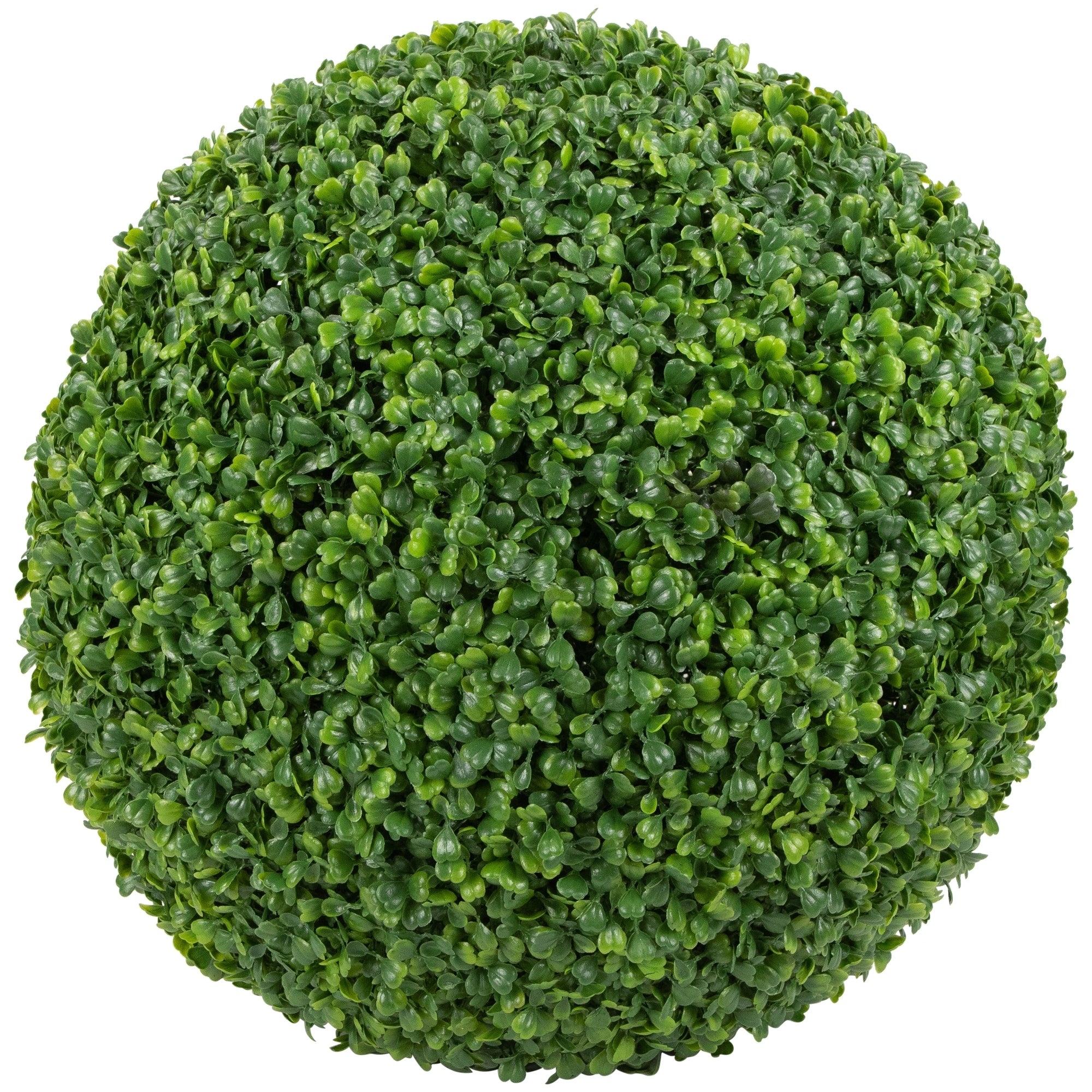 1.50 Artificial Two Tone Green Boxwood Topiary Garden Ball Unlit