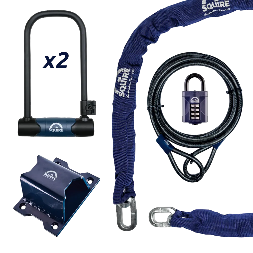 SQUIRE Matterhorn Bike Lock Home Kit