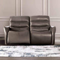 1Pc Power Reclining Comfortable Sofa Gray Finish