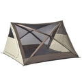 2 3 People Pop Up Camping Tent Waterproof Automatic Instant Tent Portable Cabana Beach Tent With Rainfly Carry Bag