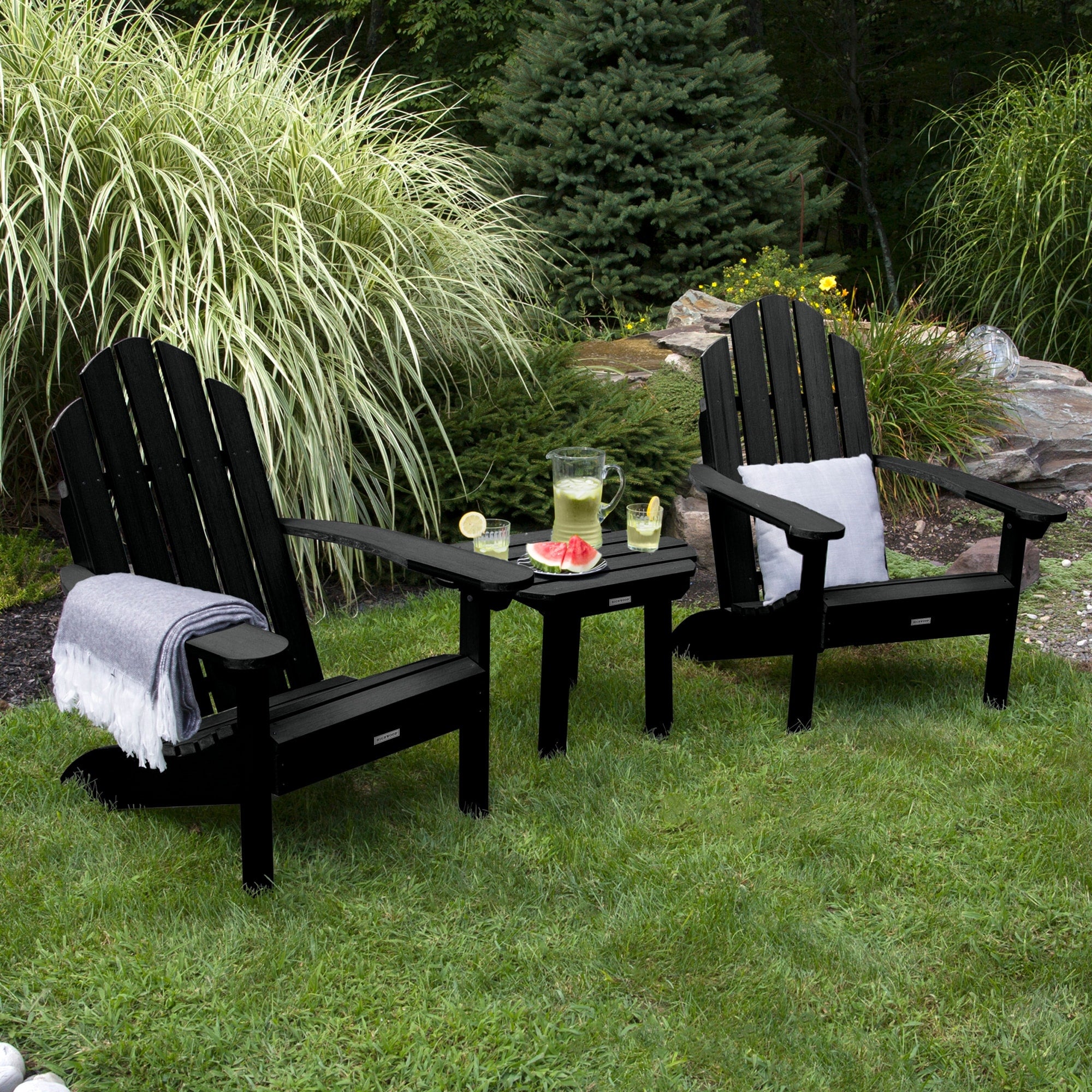 2 Classic Westport Adirondack Chairs 1 Classic Westport Side Table