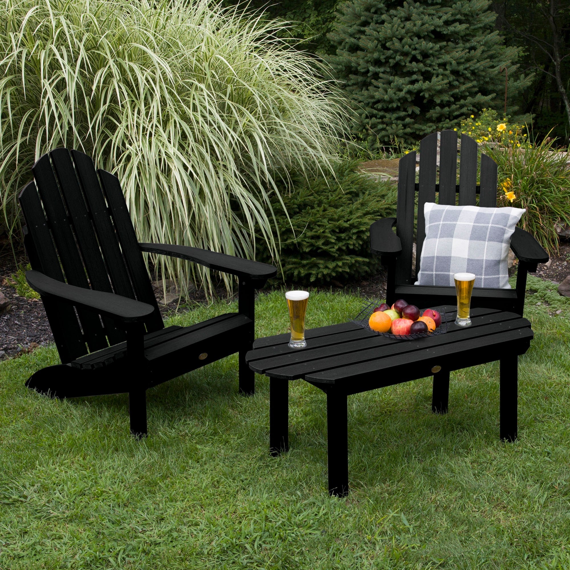 2 Classic Westport Adirondack Chairs 1 Classic Westport Conversation Table