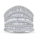 2 Cttw Natural Diamond Ring 14Kt White Gold