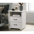 2 Drawer Nightstand Bedside Table With Usb Charging Ports