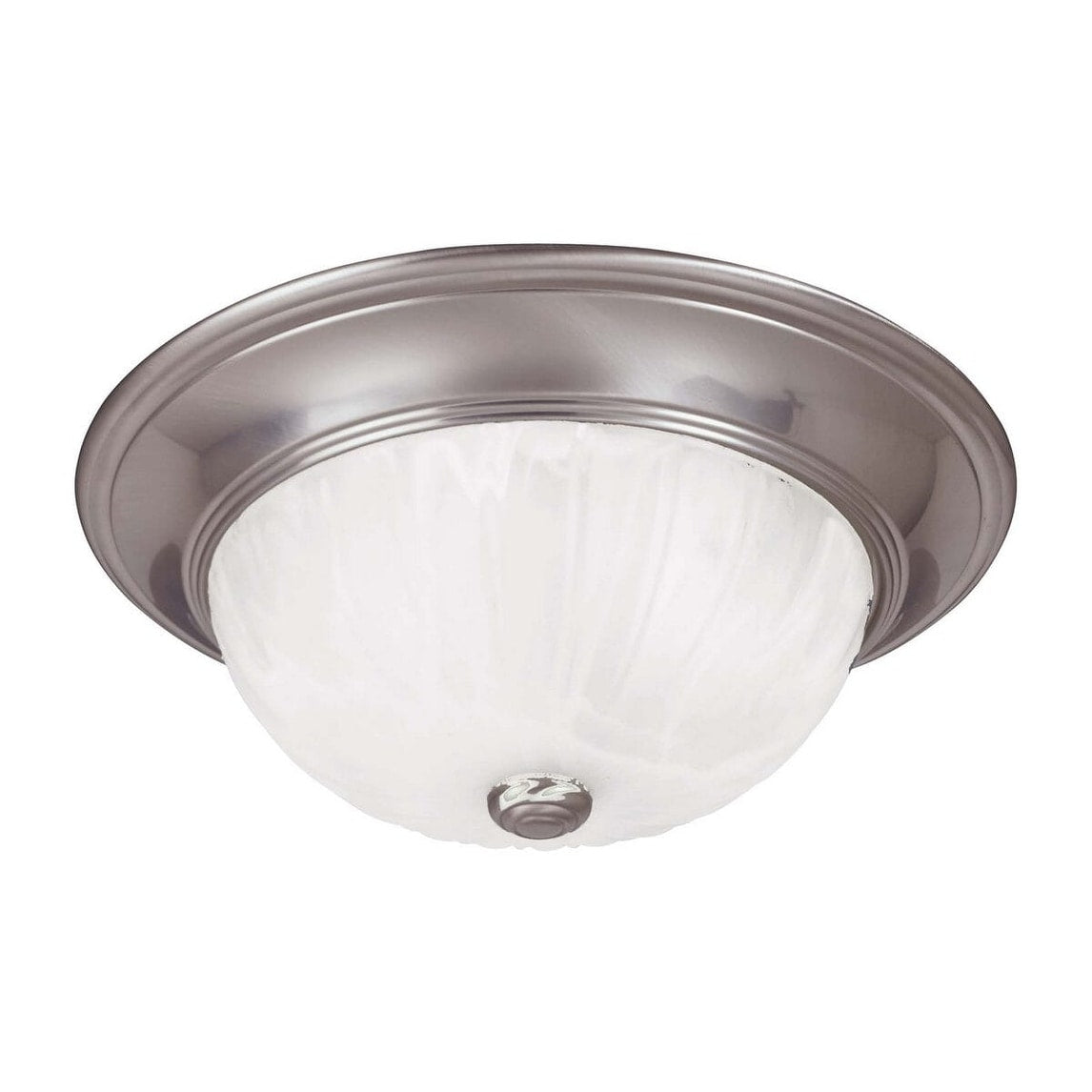 2 Light Ceiling Light In Satin Nickel
