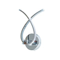2 Light Chrome Wall Sconce With Acrylic Diffusers