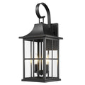 2 Light Exterior Porch Wall Sconce With E12 Base