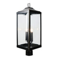 2 Light Outdoor Post Lantern In Imperial Black
