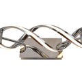 2 Light Spiral Wall Sconce Chrome