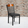 Lancaster Home Metal Vertical Back Dining Chair Set Of 2