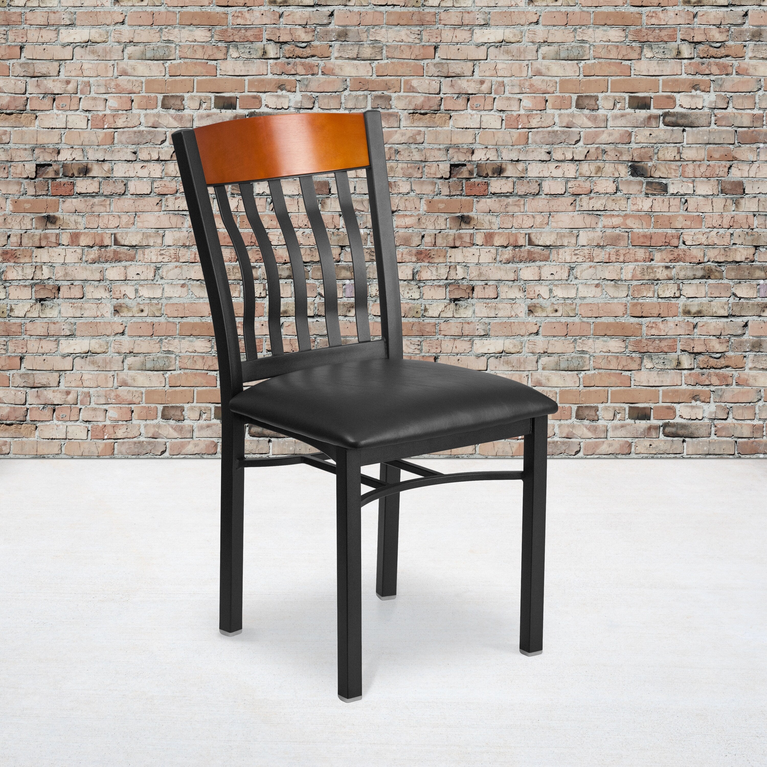 Lancaster Home Metal Vertical Back Dining Chair Set Of 2
