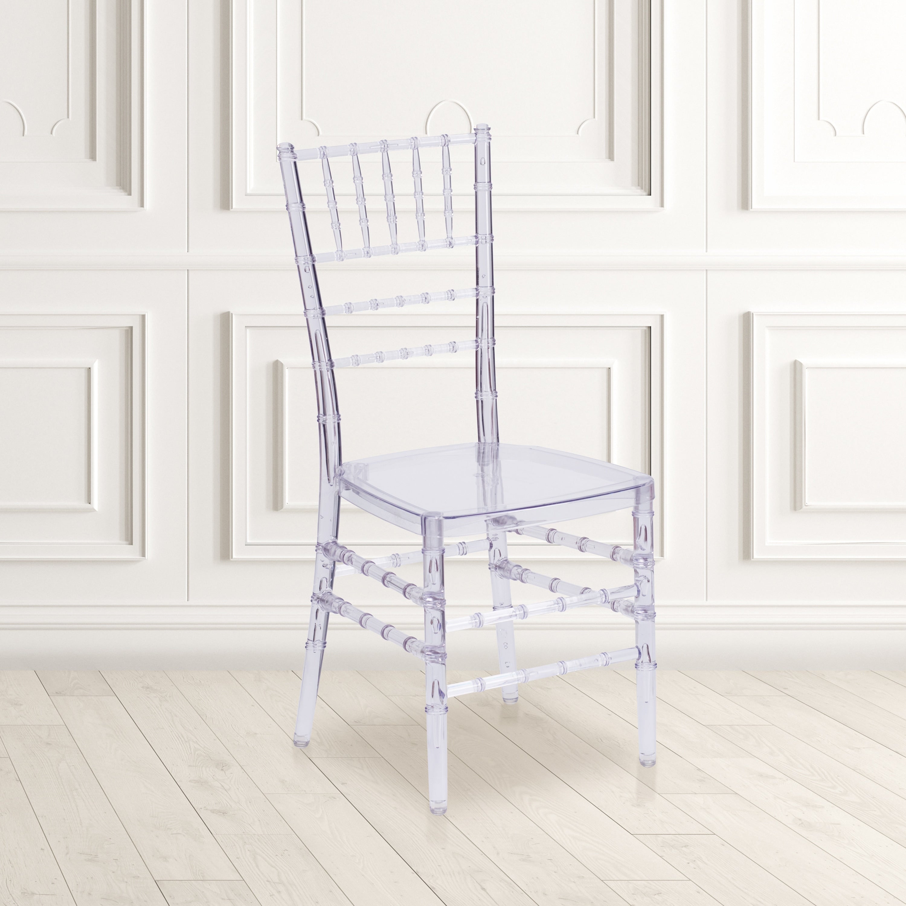 Lancaster Home Chiavari Clear Plastic Stacking Chair
