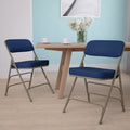 Lancaster Home Padded Steel Frame Folding Chair