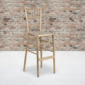 2Pk Gold Wood Chiavari Event And Hospitality Stacking Barstool