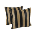 2 Pack Outdoor Throw Pillows Cushions Simulated Straw Weaving Strip Soft Comfortable Decorative Pillow Covers 18 X18