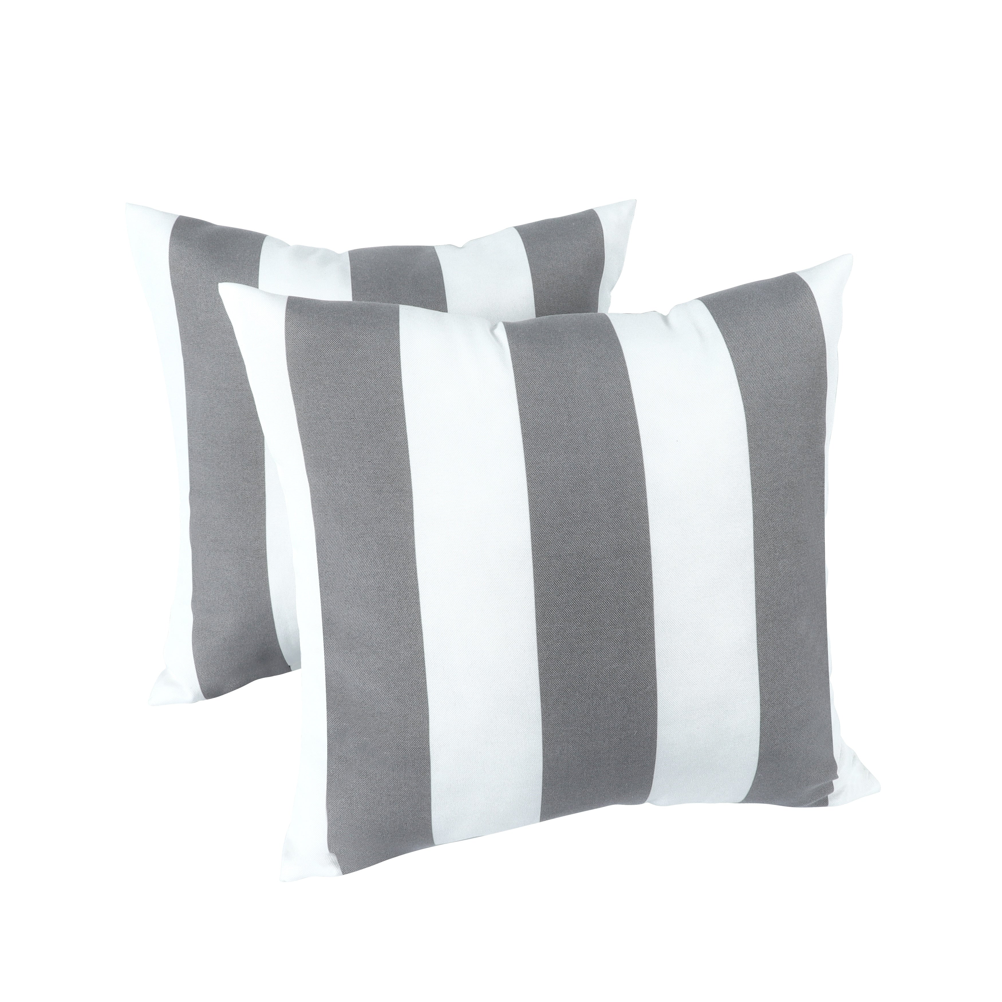 2 Pack Outdoor Throw Pillows Waterproof Fade Resistant Patio Cushions Soft Comfortable Decorative Pillow Covers 18X18