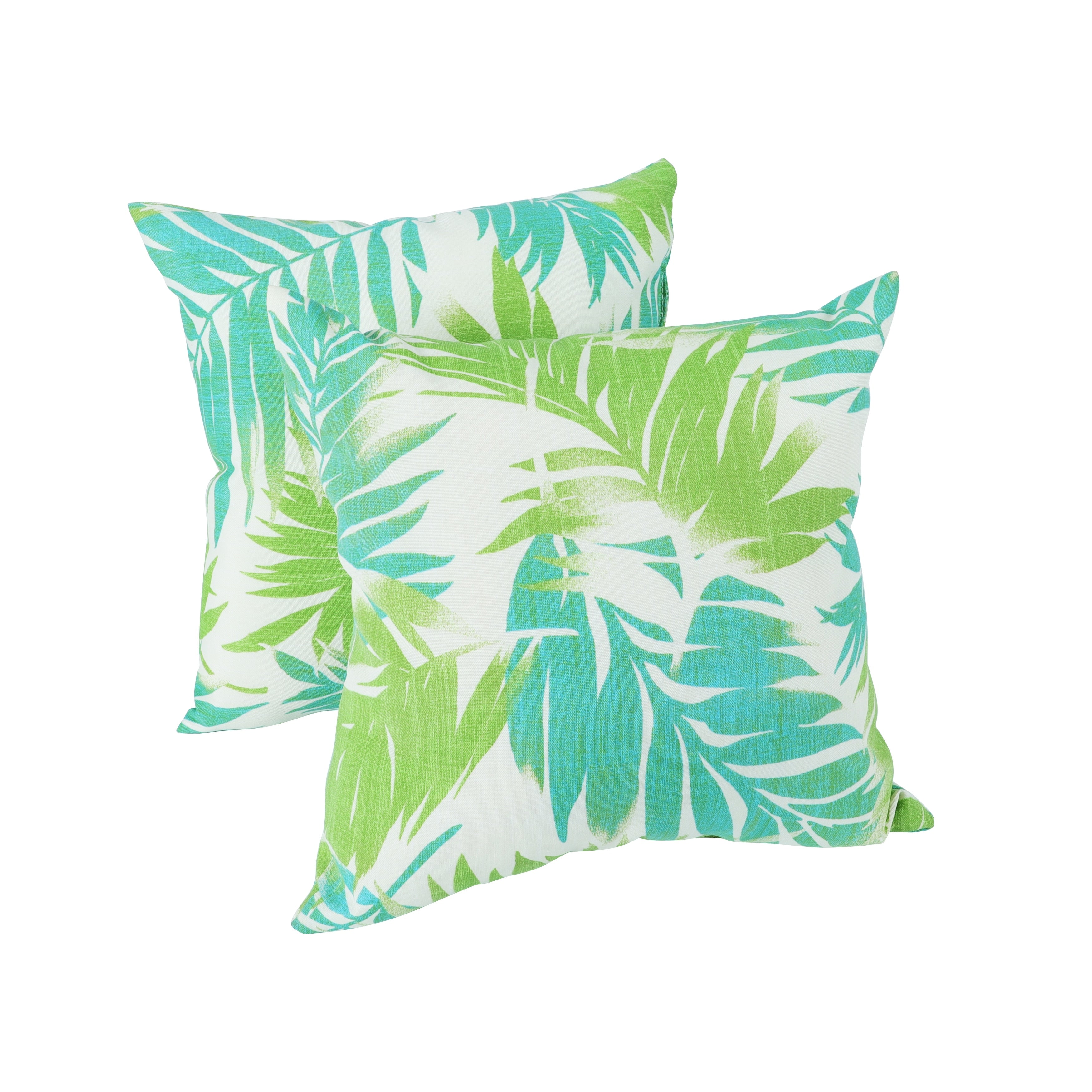 2 Pack Outdoor Throw Pillows Waterproof Fade Resistant Patio Cushions Soft Comfortable Decorative Pillow Covers 18 X18